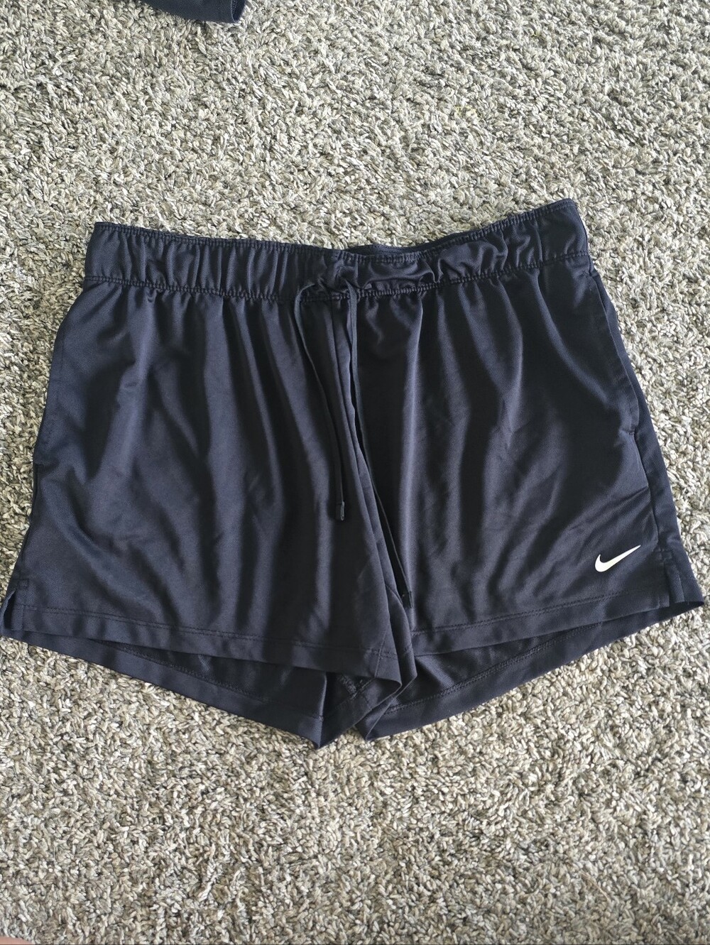 Nike Women’s Black Athletic Shorts with Drawstring